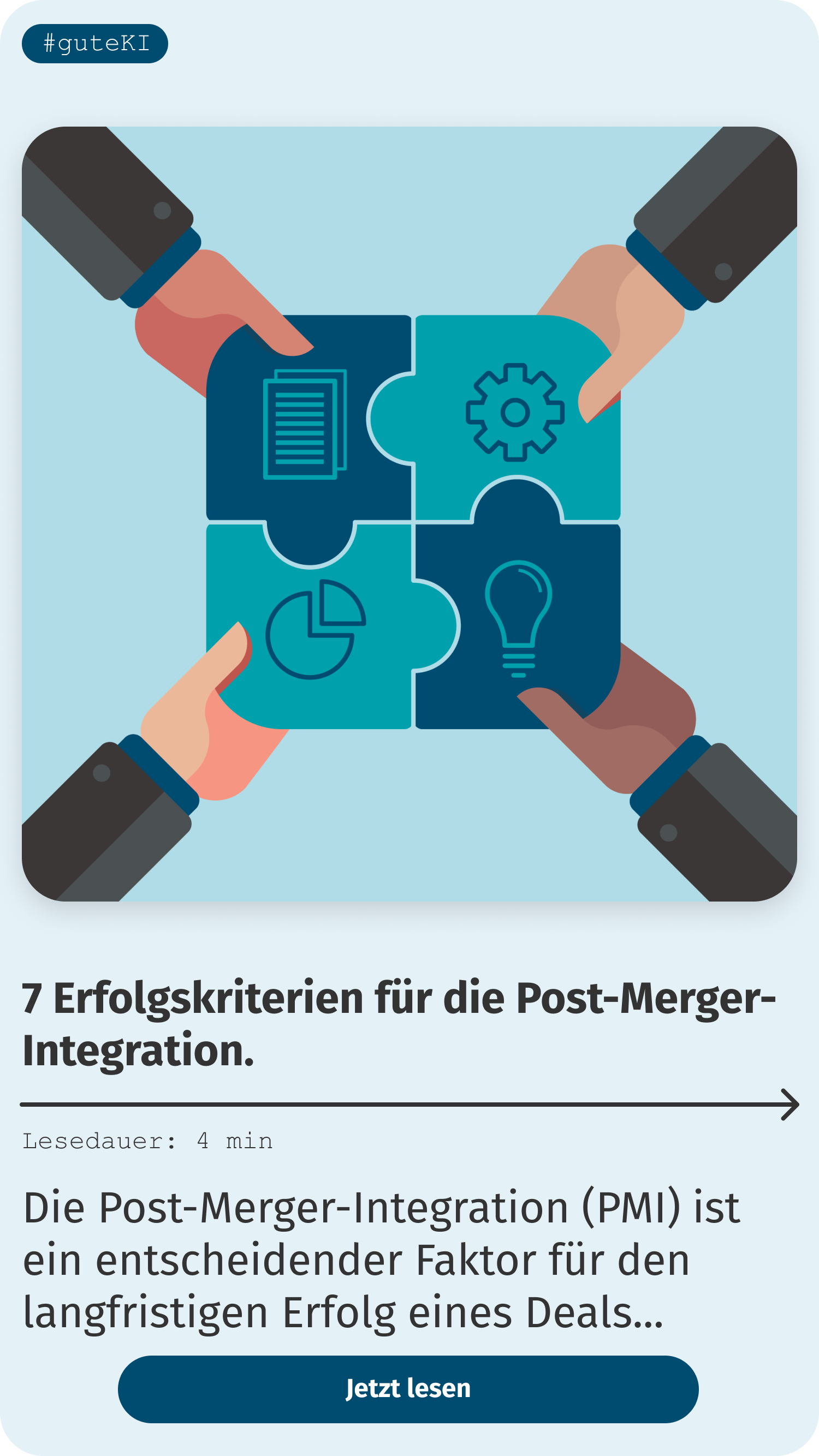 7 Erfolgskriterien für die Post-Merger-Integration